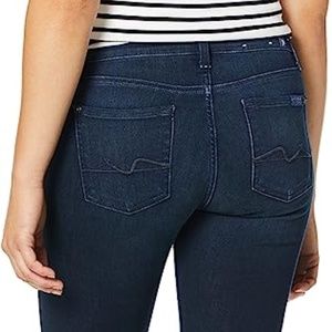 7 For All Mankind Women's Gwenevere Skinny Mid Rise Jeans